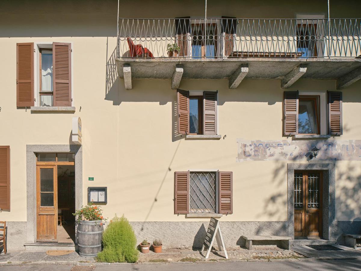 Osteria Gruetli Con Alloggio Borgnone ภายนอก รูปภาพ