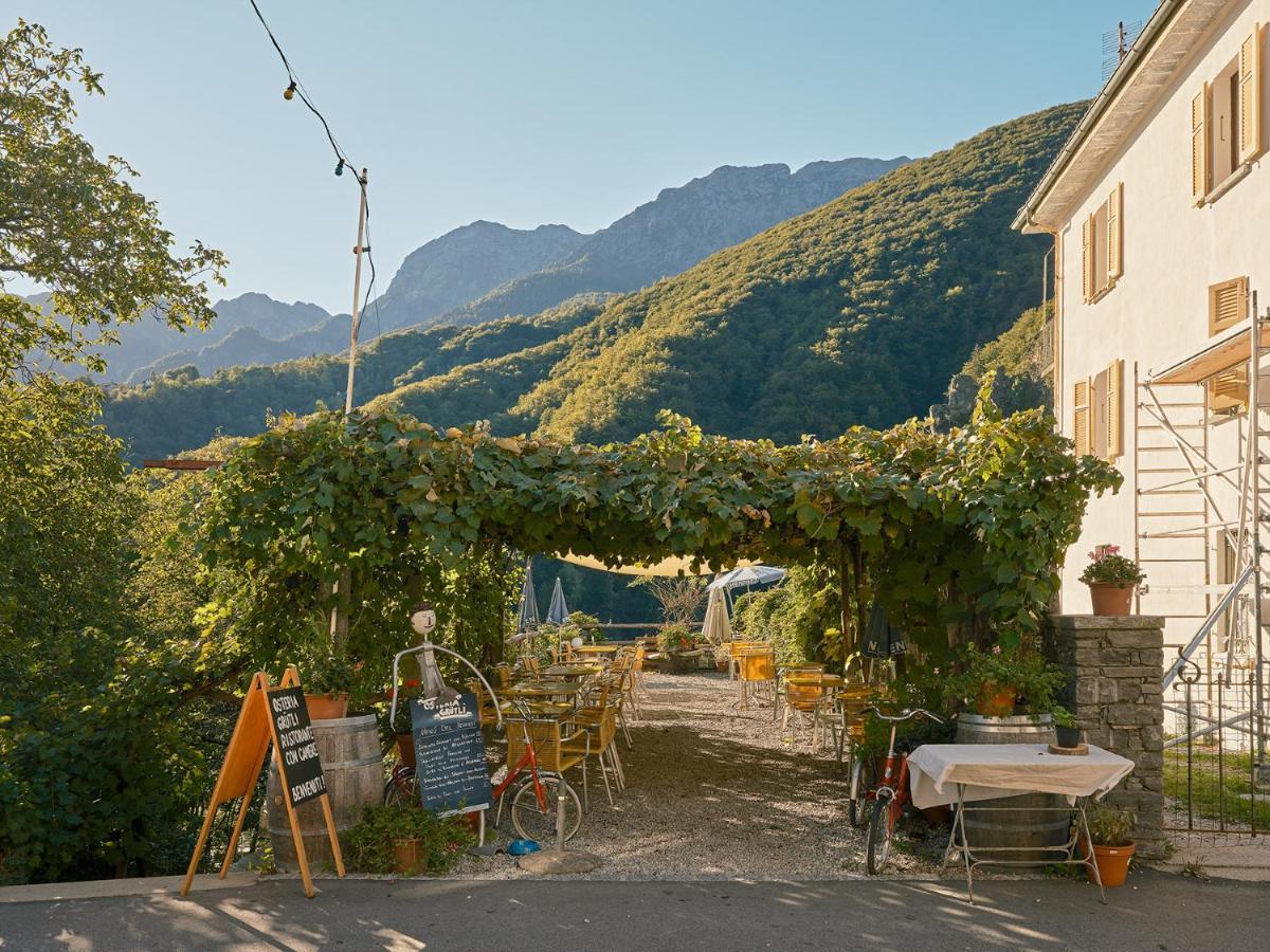 Osteria Gruetli Con Alloggio Borgnone ภายนอก รูปภาพ